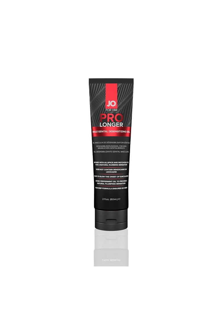 Пролонгер гель Prolonger Gel (60 мл) с маслом перечной мяты, гвоздикового перца и пачулей Jo (366876661)