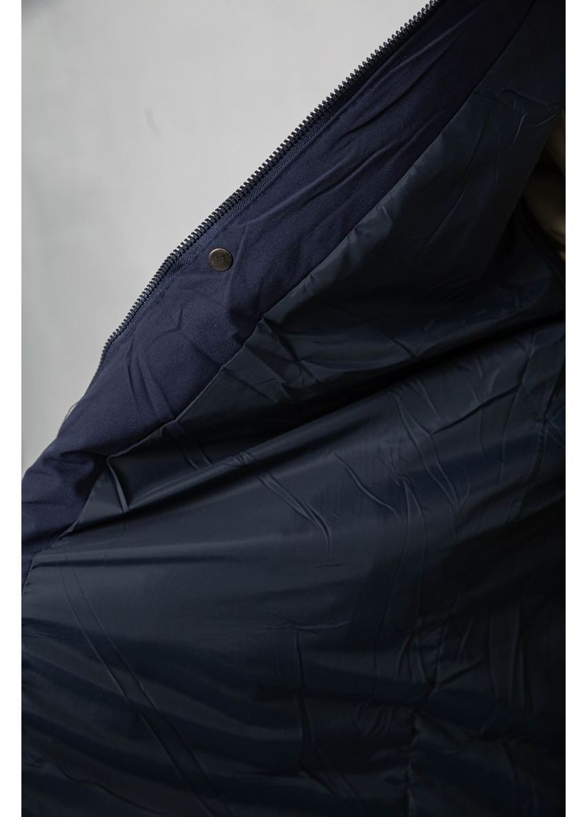 Синя зимня куртка чоловіча зимова подовжена Ager 241R2022-21