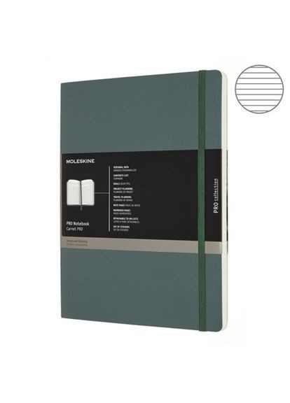 Блокнот PRO большой зеленый PROPFNTB4SK19 Moleskine (317306926)