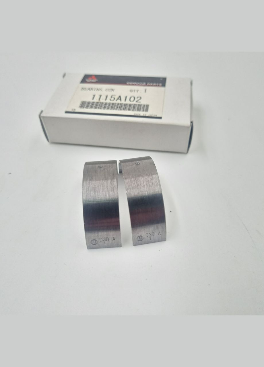 Оригінальні вкладиші колінвала, шатунні, комплект, стандарт 1115A102 Лансер Mitsubishi Lancer (345735617)