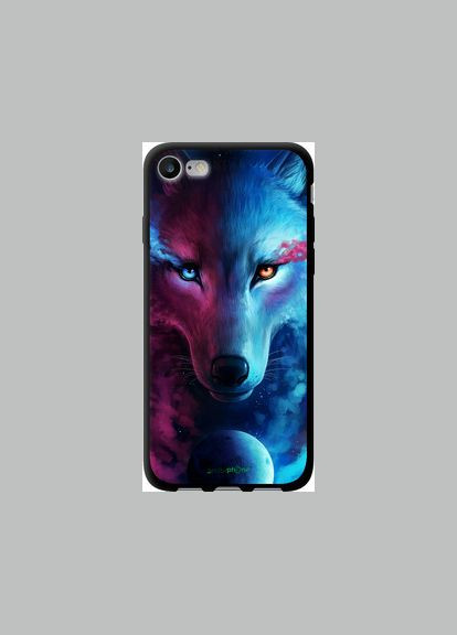 Чехол на iPhone SE 2022 Арт-волк "3999b-3737-2448" Endorphone (369720685)