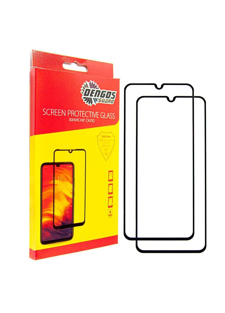 Защитное стекло для Samsung Galaxy A26 SM-A266 Black Full Glue (DG-TG2P-67) 2шт DENGOS (336959765)