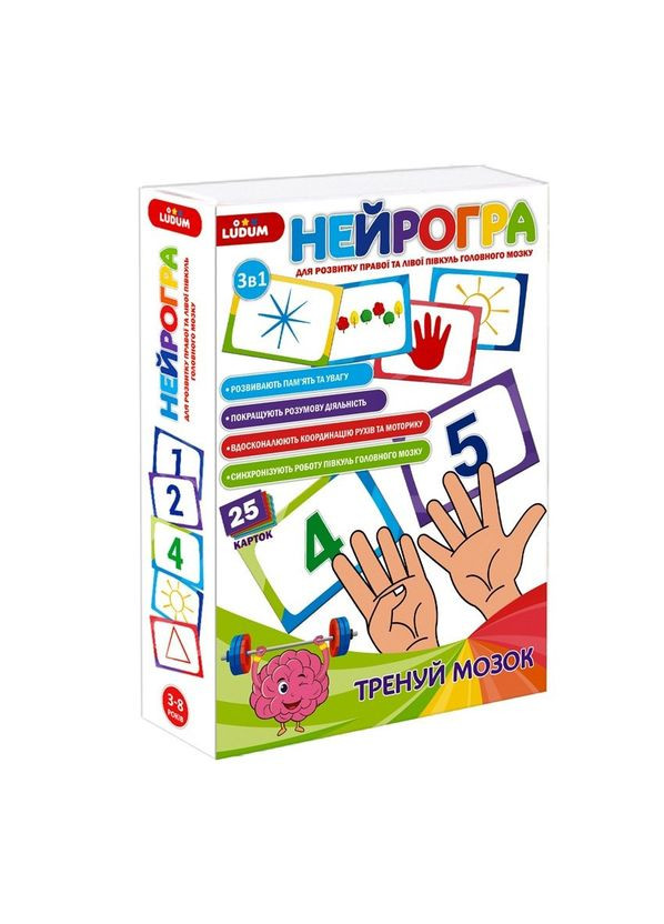 Дитячий набір розвиваючих карток "Нейгрогра" ME5032-26 Ludum (304998860)