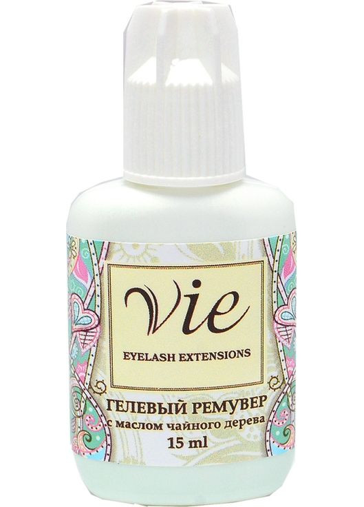 Гелевий ремувер "Чайне дерево" для зняття вій і лешмейкерів 15ml (774953-118118) Vie de Luxe (365823306)