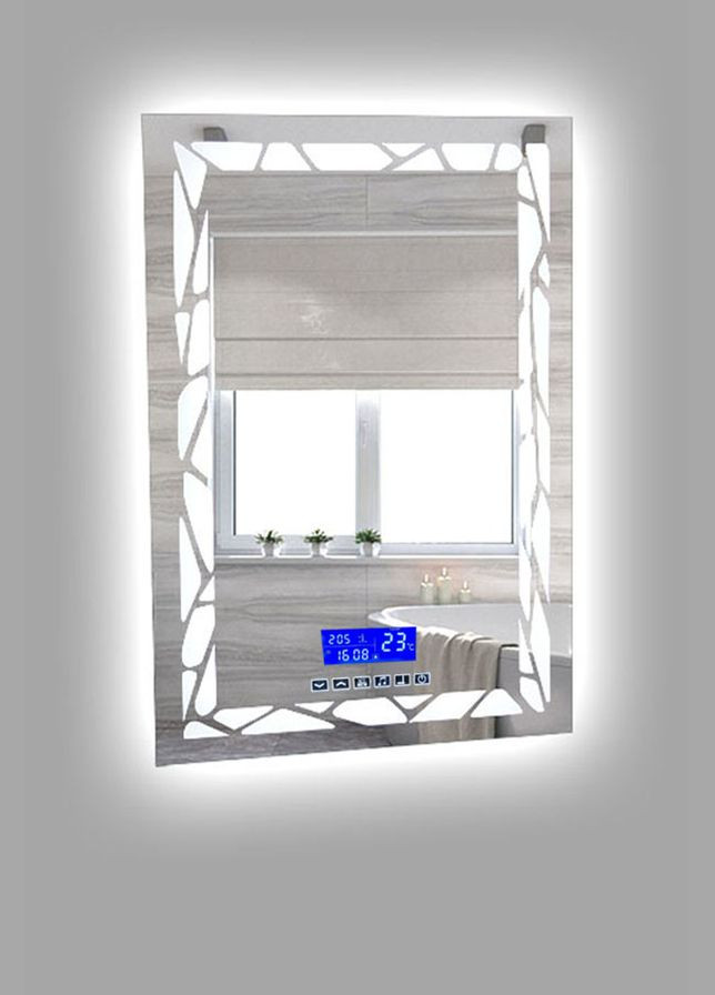 Зеркало А-0 с LED- подсветкой (60 х 70), Smart-блоком и подогревом ХАСТ (302811123)