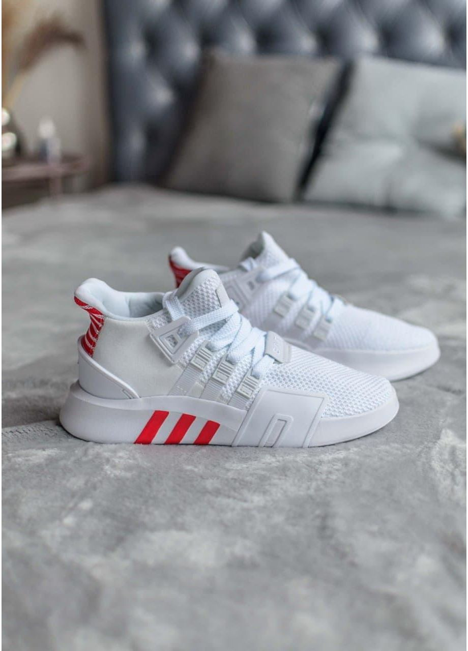Білі Осінні кросівки чоловічі adidas equipment adv bask white red адідас No Brand