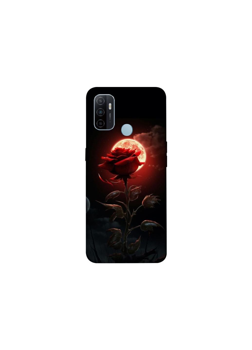 Чохол на Oppo A53 / A32 / A33 Червона роза Frontalka (353321476)