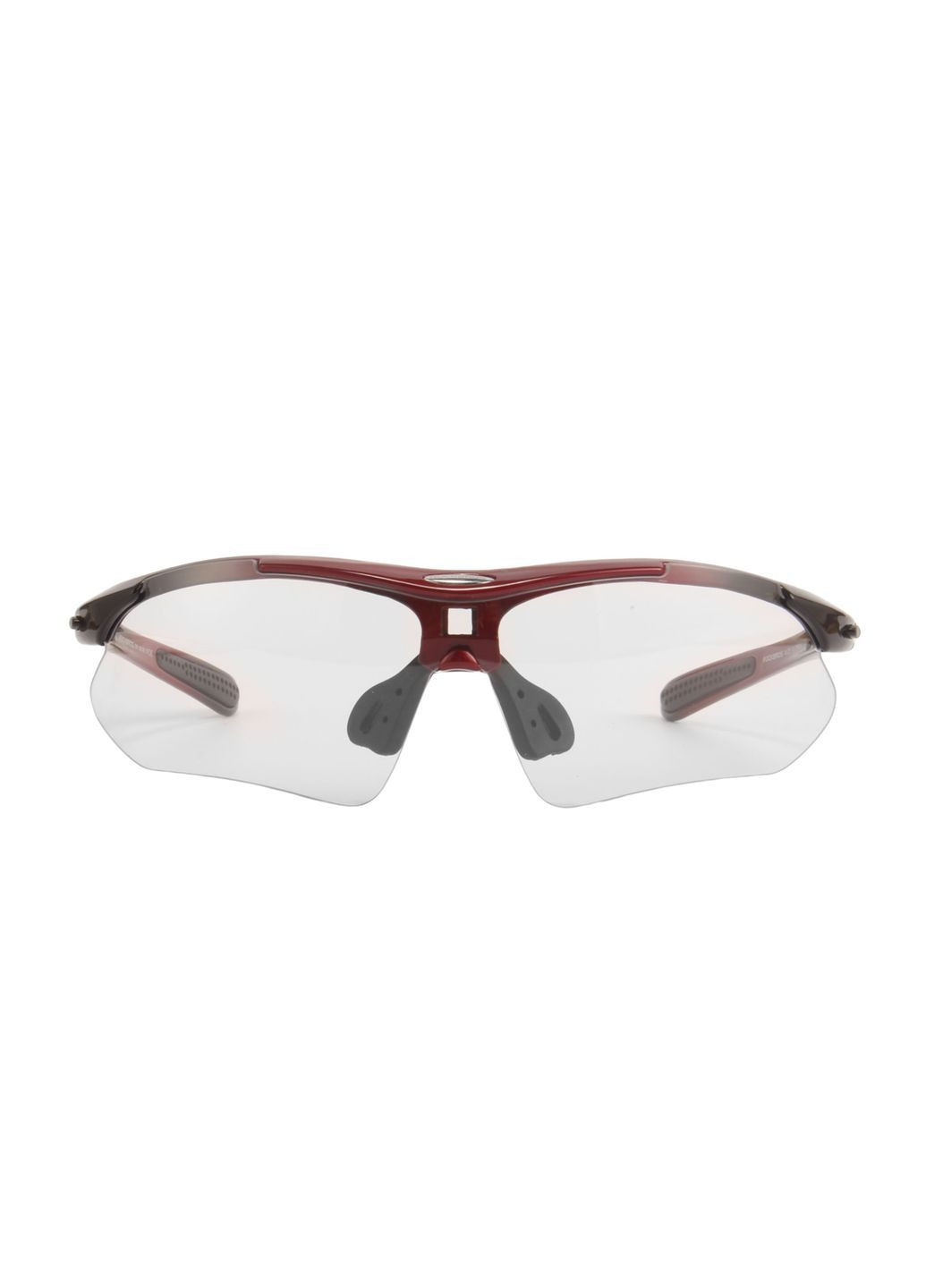 Сонцезахисні окуляри -10141 Червоні із чорним. фотохромна захисна лінза з діоптріями Rockbros (280826745)