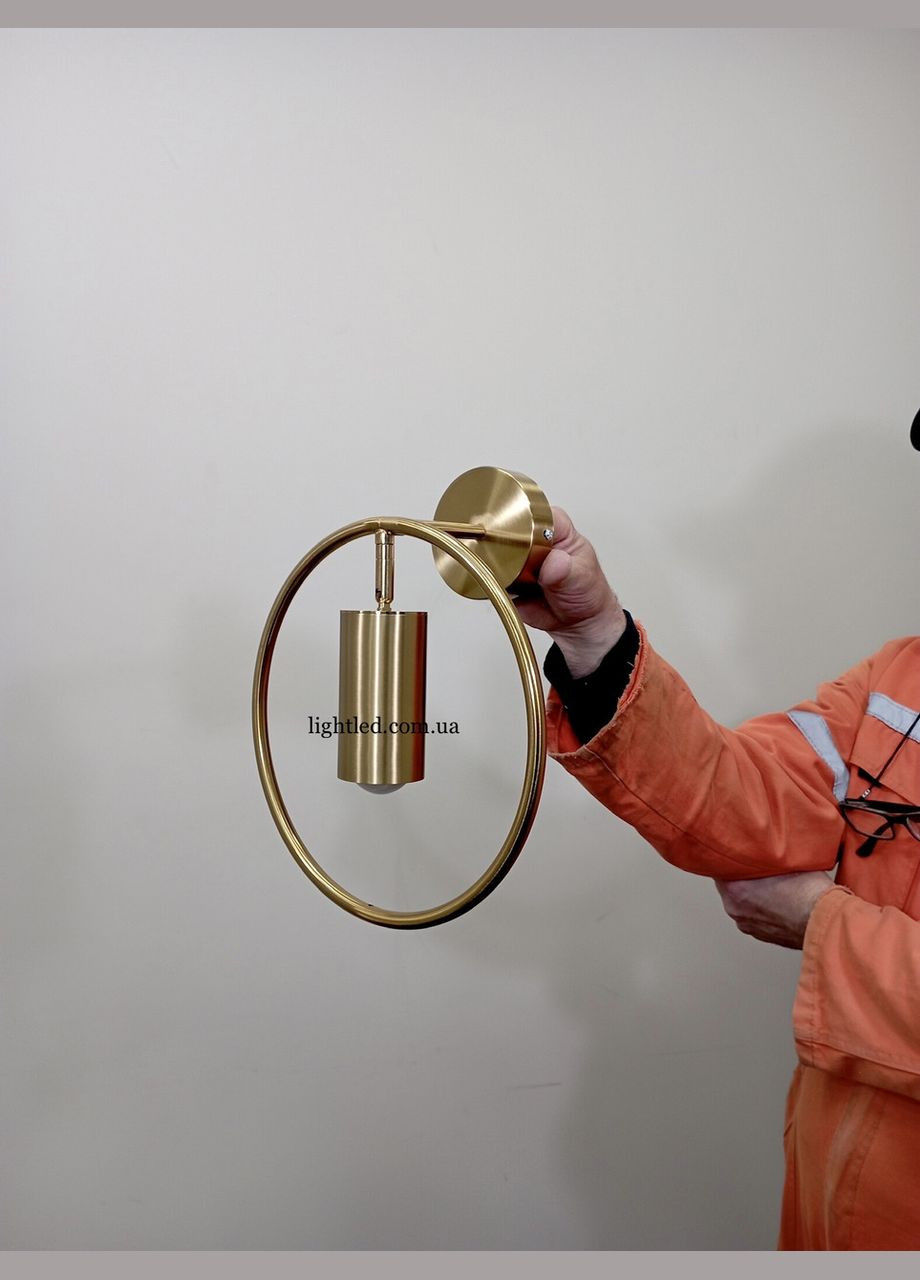 Сучасний настінний світильник (909-8086-1 BRZ) No Brand (370069939)