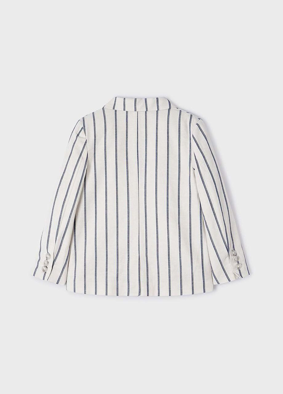 Молочный костюм: пиджак и брюки Mayoral