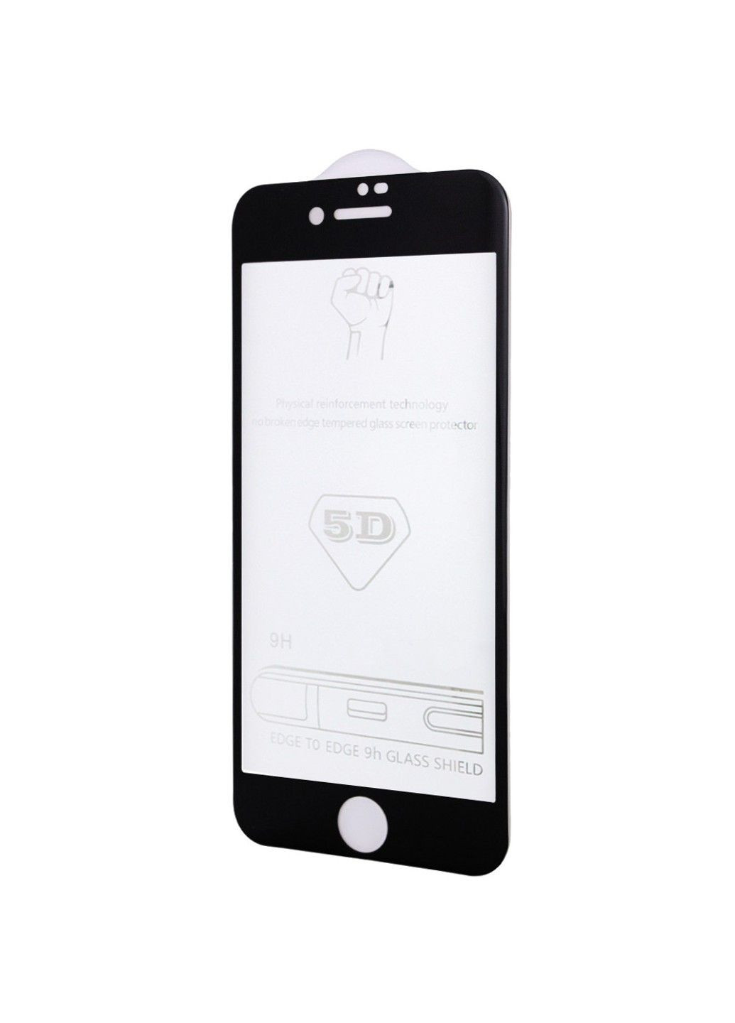 Захисне скло 5D Hard (full glue) (тех.пак) для Apple iPhone 7 plus / 8 plus (5.5") Epik (292866997)
