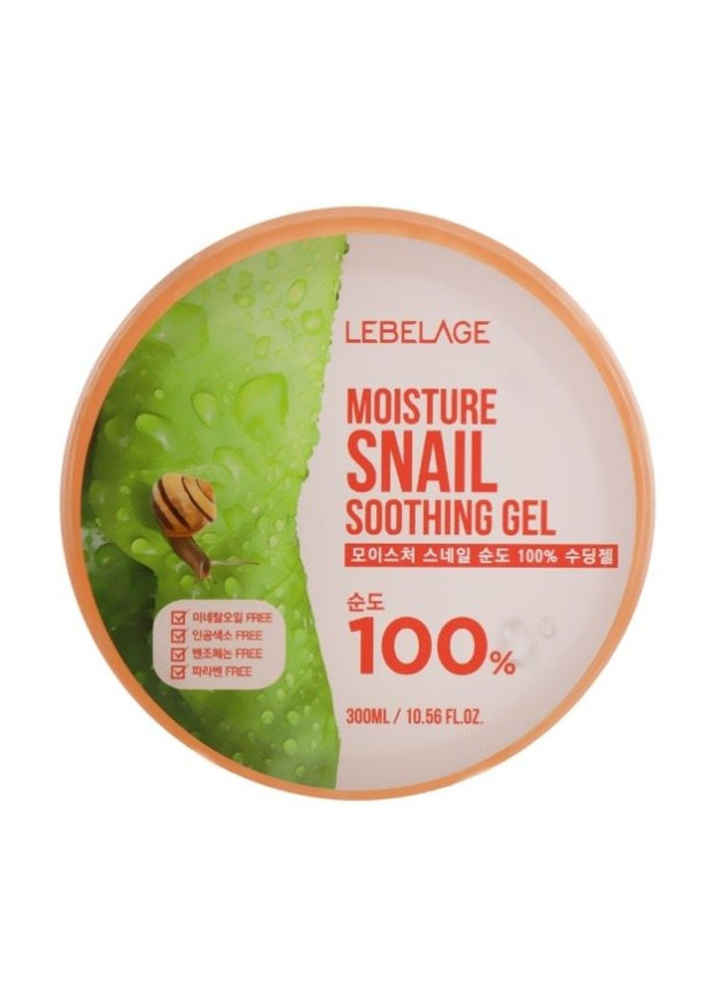 Lebelage Універсальний гель Moisture Snail 100% Soothing Gel 300ml — Крем, Південна Корея (302899332)