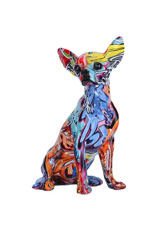 Статуетка Чихуахуа аквадрук. Фігурка для інтер'єру Chihuahua 15*13*26 см RESTEQ (315797173)