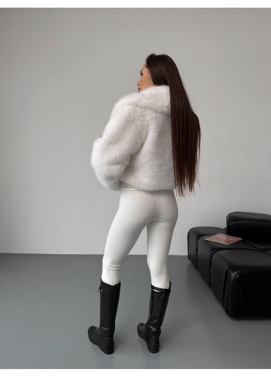 Укороченная шуба из меха из шерсти и ангоры ❄️❄️❄️ Україна (369563134)