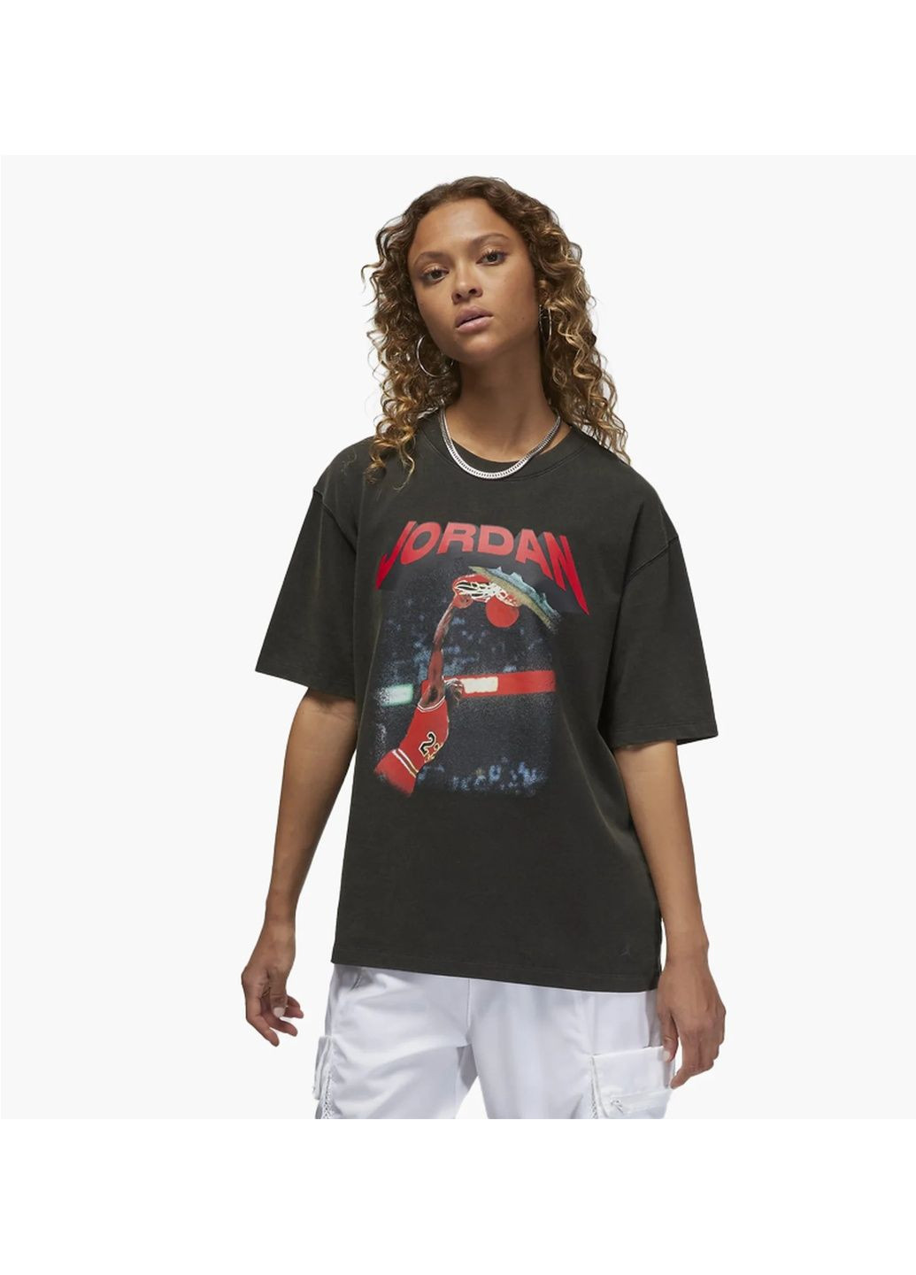 Футболка жіноча Heritage Graphic T-Shirt Black Air Jordan - (365961236)