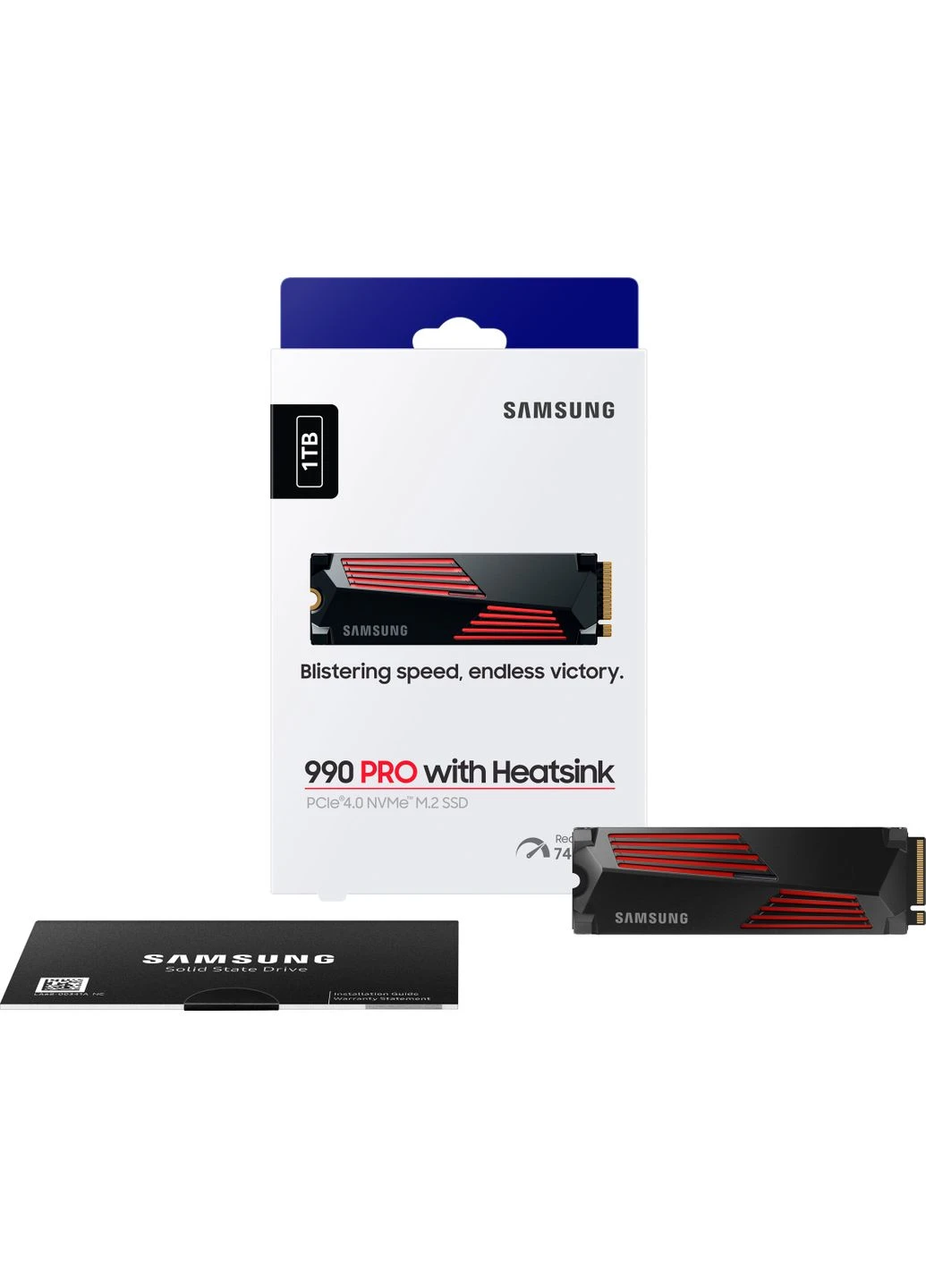 Накопитель SSD M.2 1TB PCIe 4.0 990PRO + радиатор Samsung (316531515)