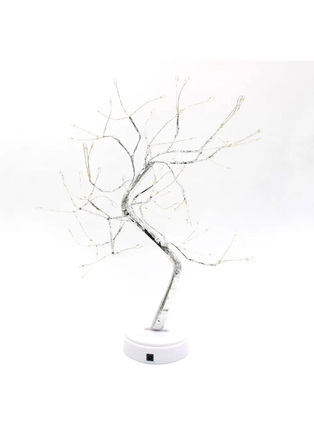 Комплект ночник дерево с работой от батареек теплым белым светом со светодиодной LED лентой 5 метров (480417-Prob) Unbranded (335206754)