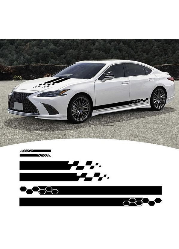 Смуги на авто 3D TUNING STUDIO Соти універсал 980х700х0.060мм No Brand (362498986)