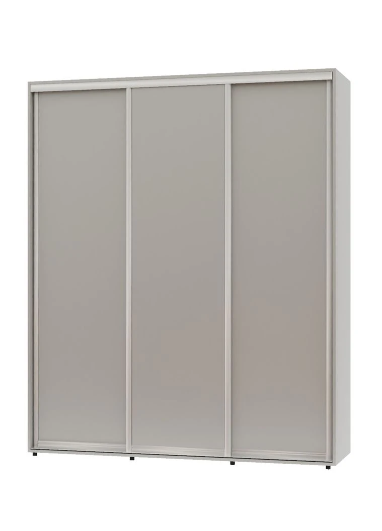 Шафа-купе тридверна Алекса 210*50*250 см ШК-05 Сірий ДСП Алекса (394547448)