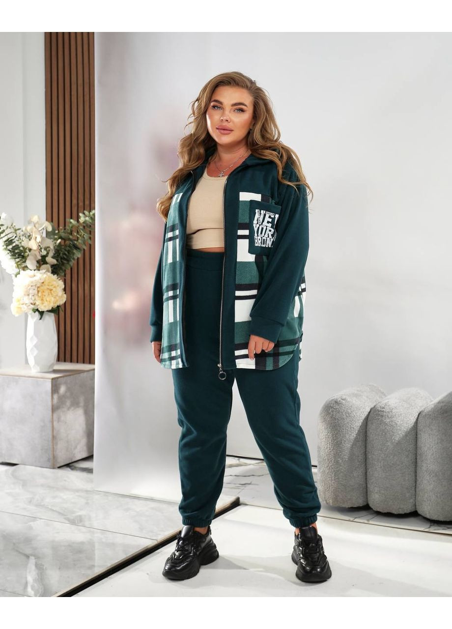 Стильний прогулянковий костюм з флісу — ЗАМІР В ОПИСІ GD/GL Модний простір (370601458)