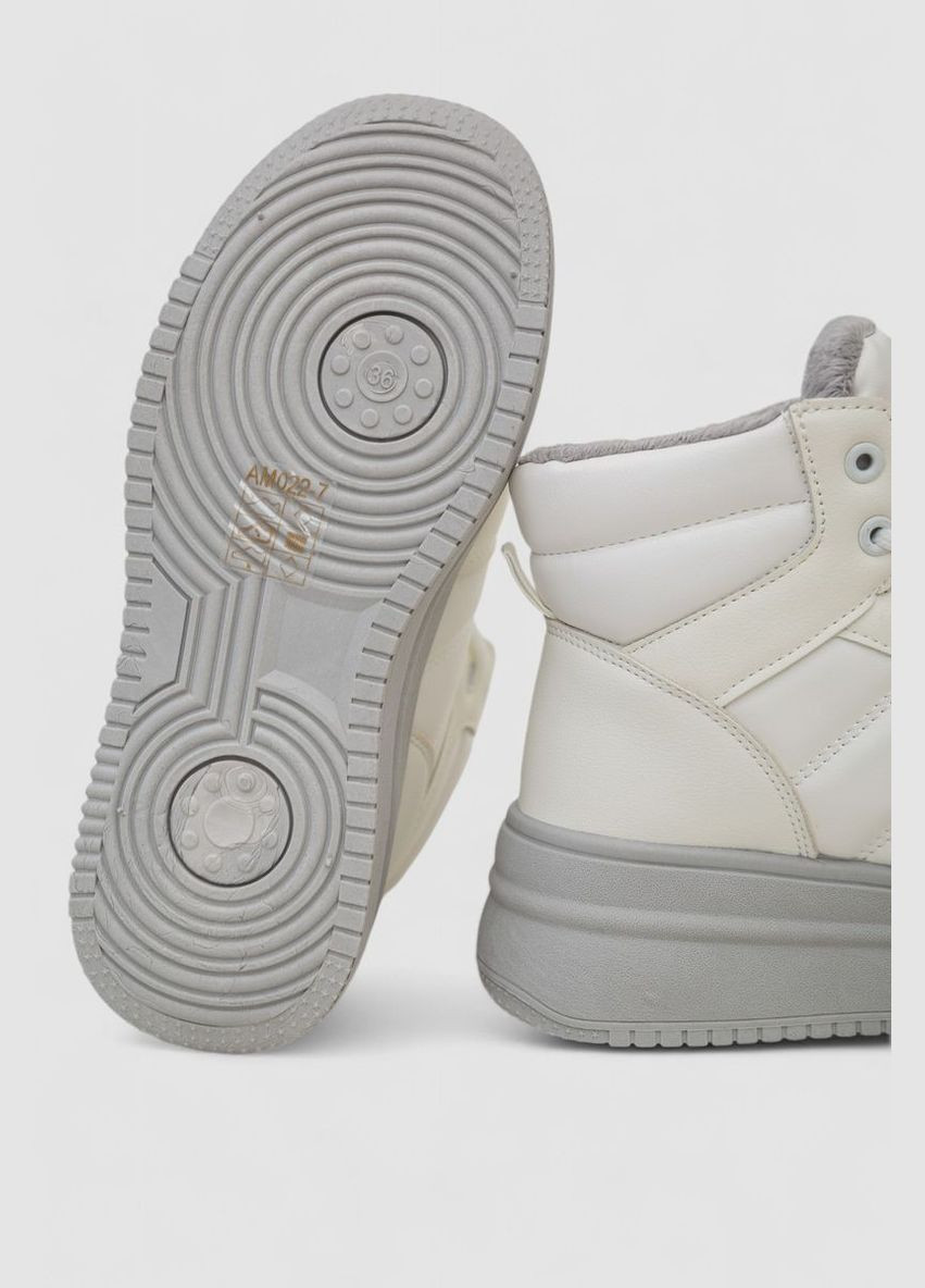 Кроссовки женские зимние на меху Ager 248RAM022 белые демисезоны (340249611)