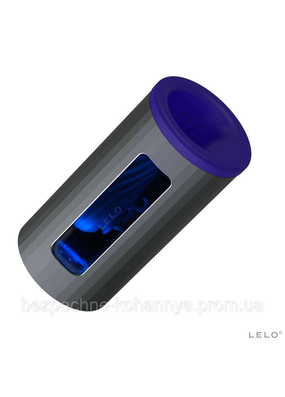 Смарт мастурбатор F1S V2 Blue, вібрації, технологія SENSONIC, гра в застосунку Lelo (371389420)