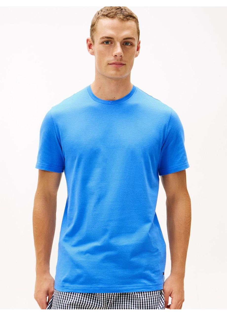 Набір чоловічих футболок Cotton Classics Undershirt S 3 шт комбіновані Tommy Hilfiger (363021533)