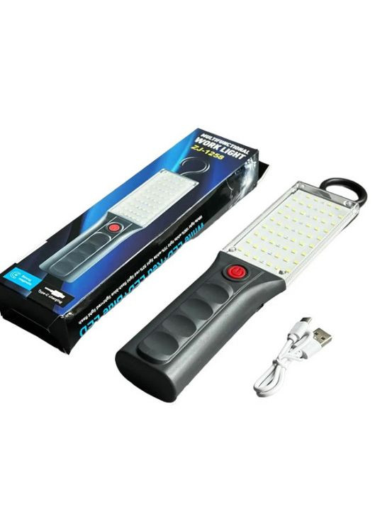 Світильник ліхтар для СТО з гачком магнітом ZJ-1258 акумуляторна підвісна лампа переноска No Brand (317045240)