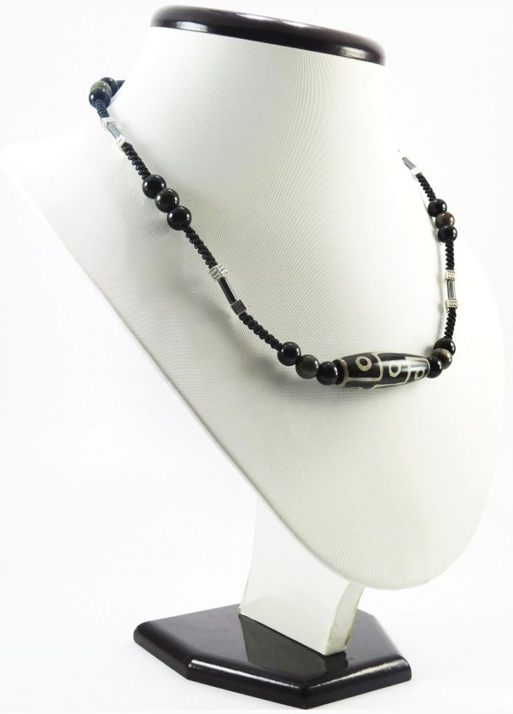 Эксклюзивное ожерелье мужское "Тибетская тайна" Бусина Дзи Fursa fashion (322313371)