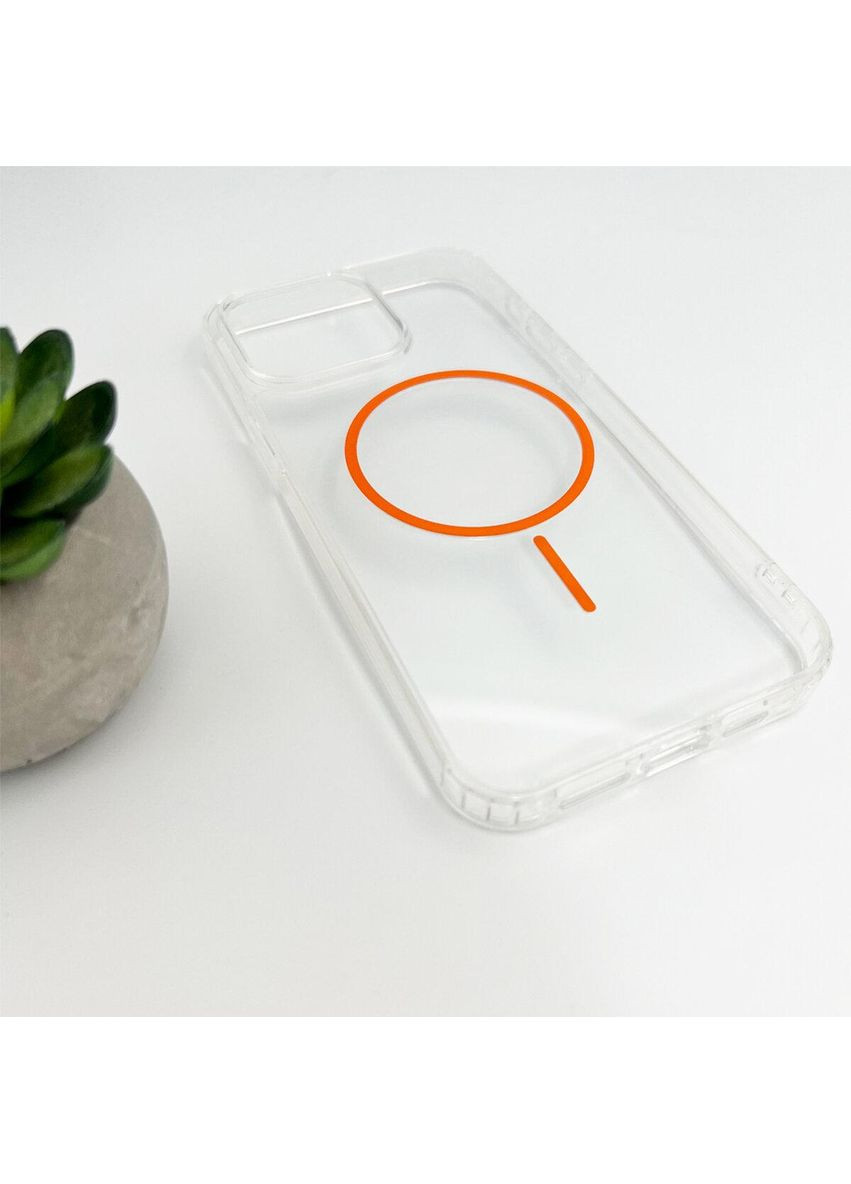 Чохол Acrylic Thin Magnetic для Apple iPhone 15 Pro Orange No Brand (366832820)