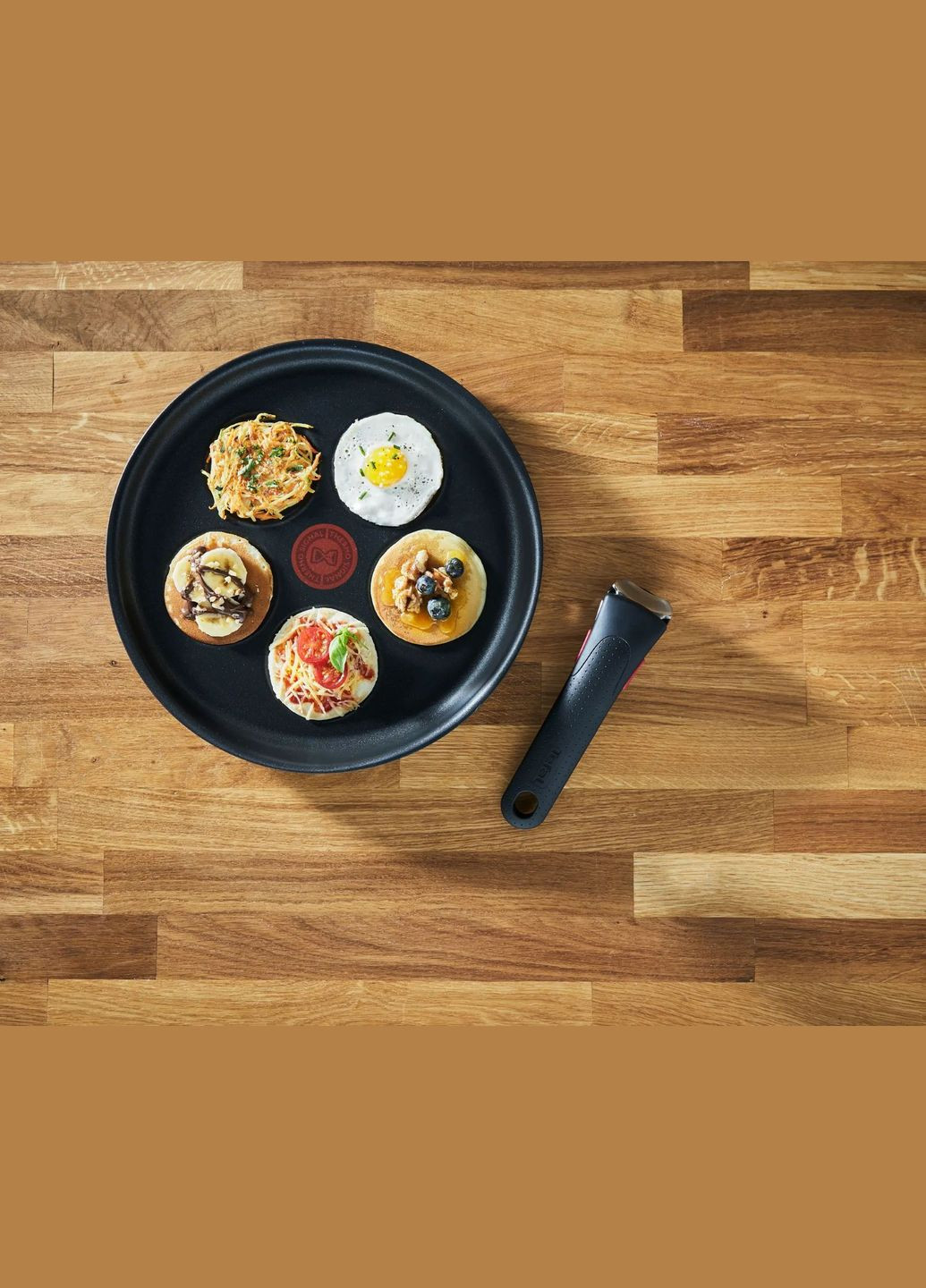 Сковорода Ingenio Unlimited, для оладий, 27см, литой алюминий. Tefal (315502353)