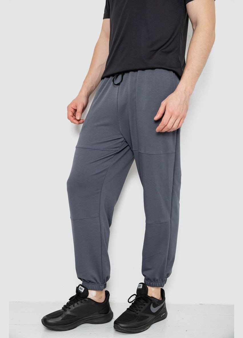 Серые спортивные, кэжуал демисезонные брюки Ager