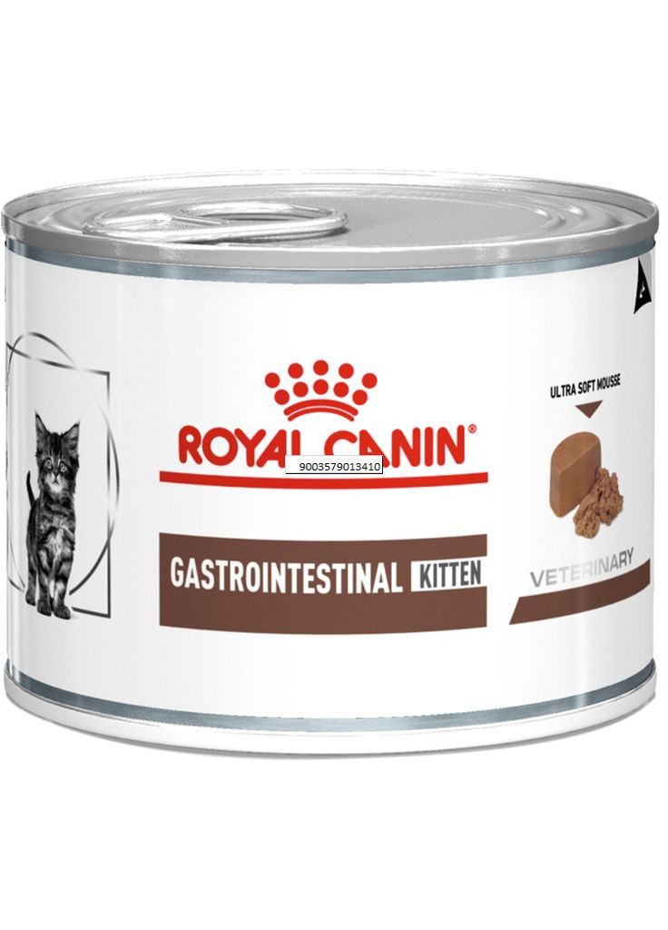 Влажный корм для котят Gastrointestinal Kitten банка 195 г (1227002) Royal Canin (279568547)