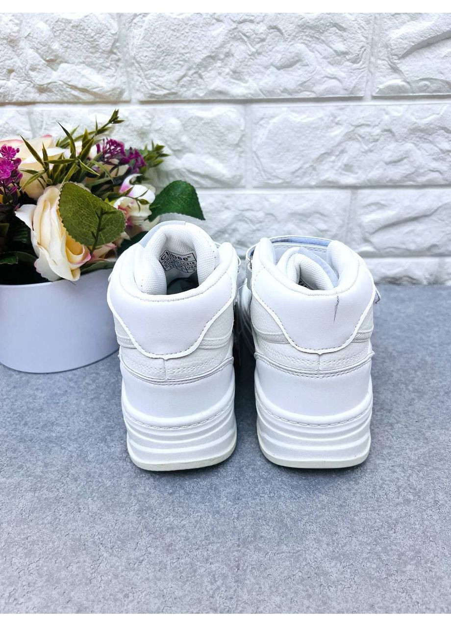 Білі круті хайтопи унісекс Clibee