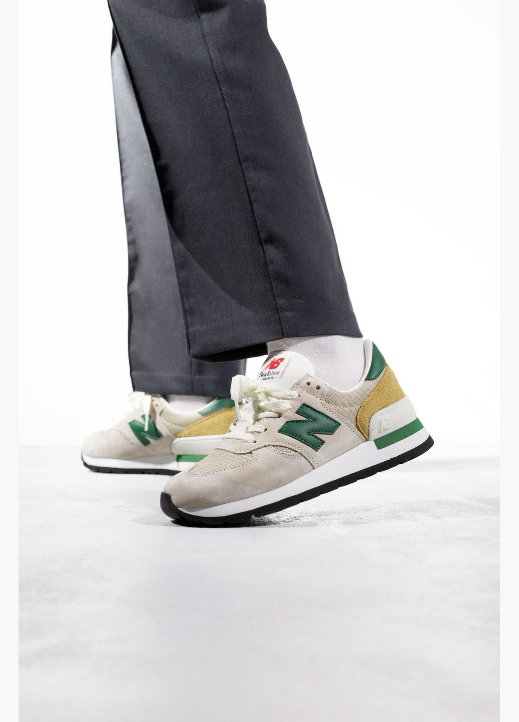 Кроссовки женские и мужские New Balance 574 beige | Нью Беланс 574 бежевый No Brand бежевые демисезоны (316506727)