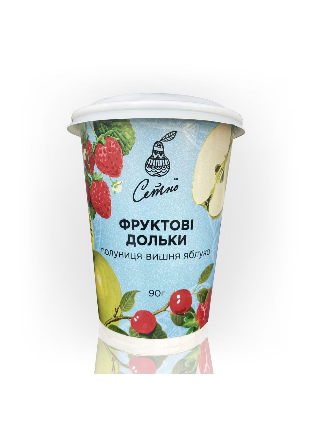 Фруктовые Дольки яблоко-вишня-клубника Сетно (303403873)