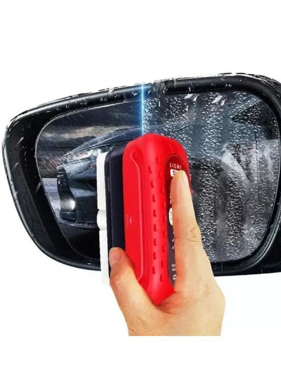 Автомобильная щетка для удаления масляной пленки и налета с лобового стекла автомобиля 2 шт (2104618952) No Brand (373220753)