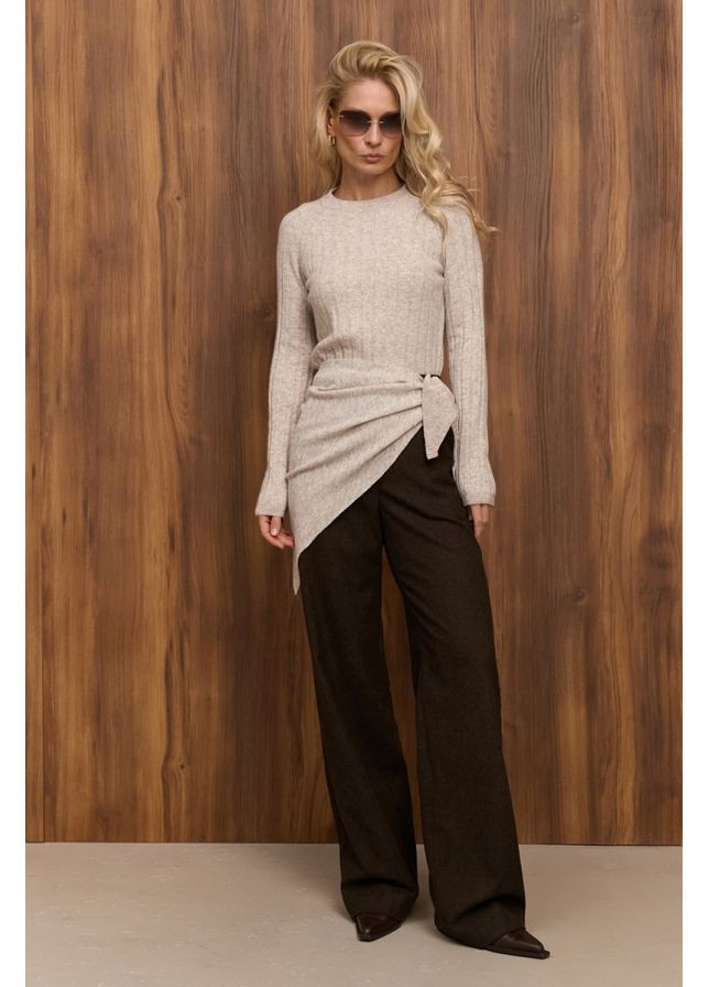 Теплые женские брюки прямого кроя (3086) Triko Bakh (366873137)