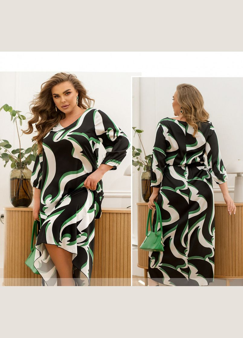 Темно-зелена сукня Liton