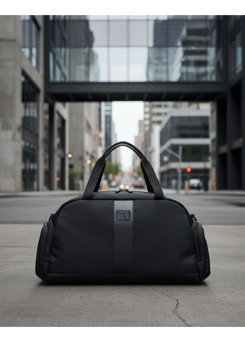Универсальная дорожная сумка унисекс черная для спорта работы и отдыха легкая удобная стильная городская Calvin Klein (366868548)