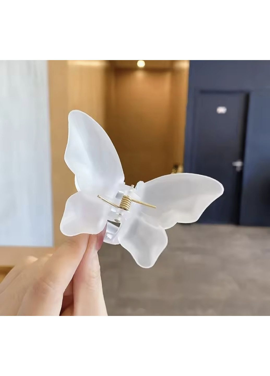 Заколка-крабик бабочка матовая China (362536152)