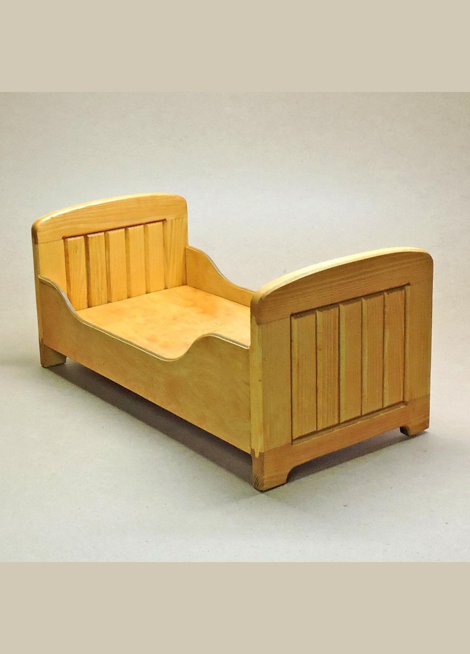 Кровать для кукол из дерева Эсмеральда карри (КРТ-000402) No Brand (328605893)