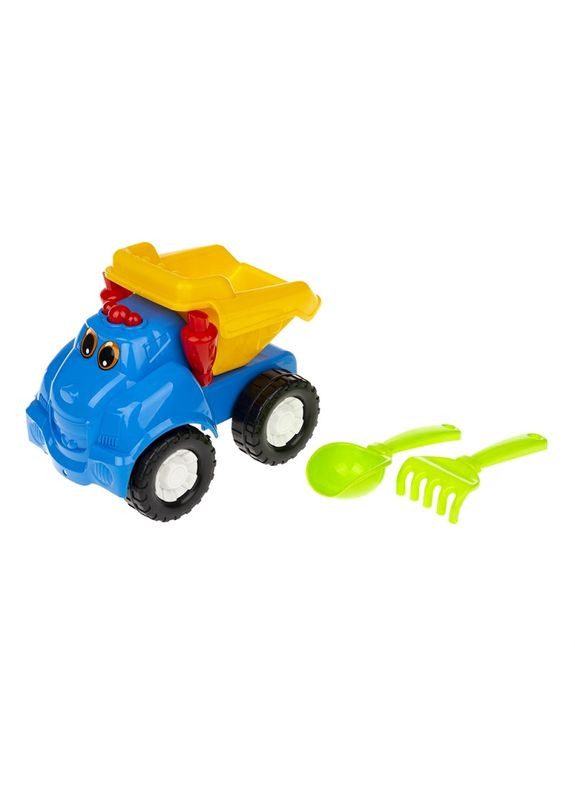 Пісочний набір Самоскид "Смайл" №1 0121 Синій Colorplast (334163042)