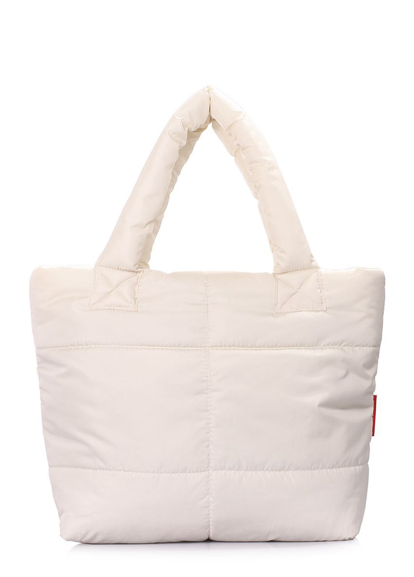 Стеганая сумка Fluffy бежевая PoolParty (372657784)