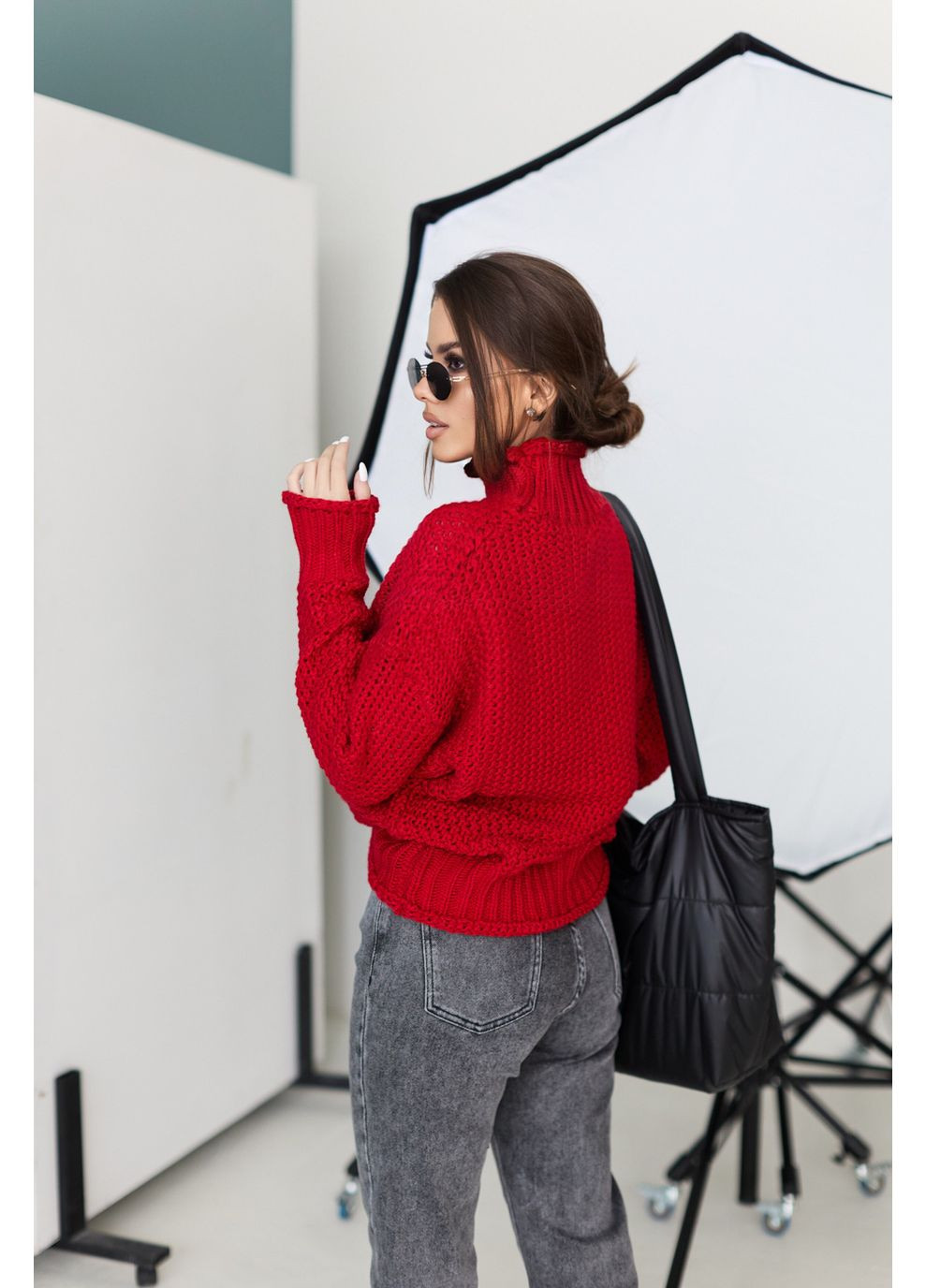 Червоний демісезонний светр s070.4892 Seventeen