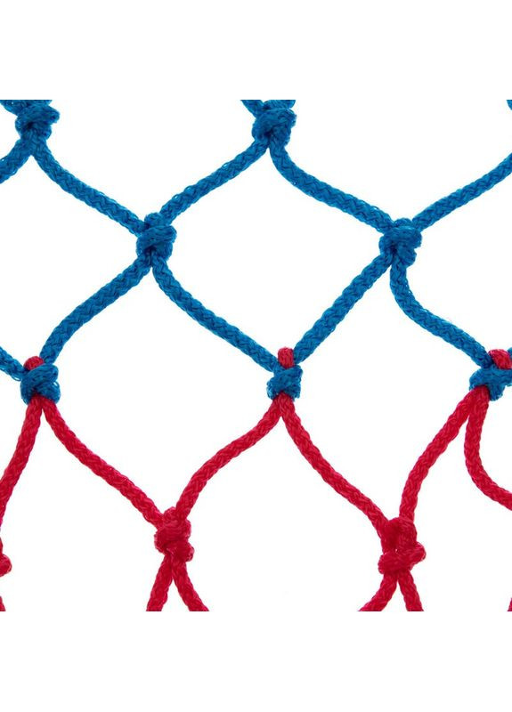 Сітка баскетбольна «ГРАВА» (поліпропілен, d-3,5мм, білий-червоний-синій, компл. 1шт) 9100134 SP-Planeta (361433824)