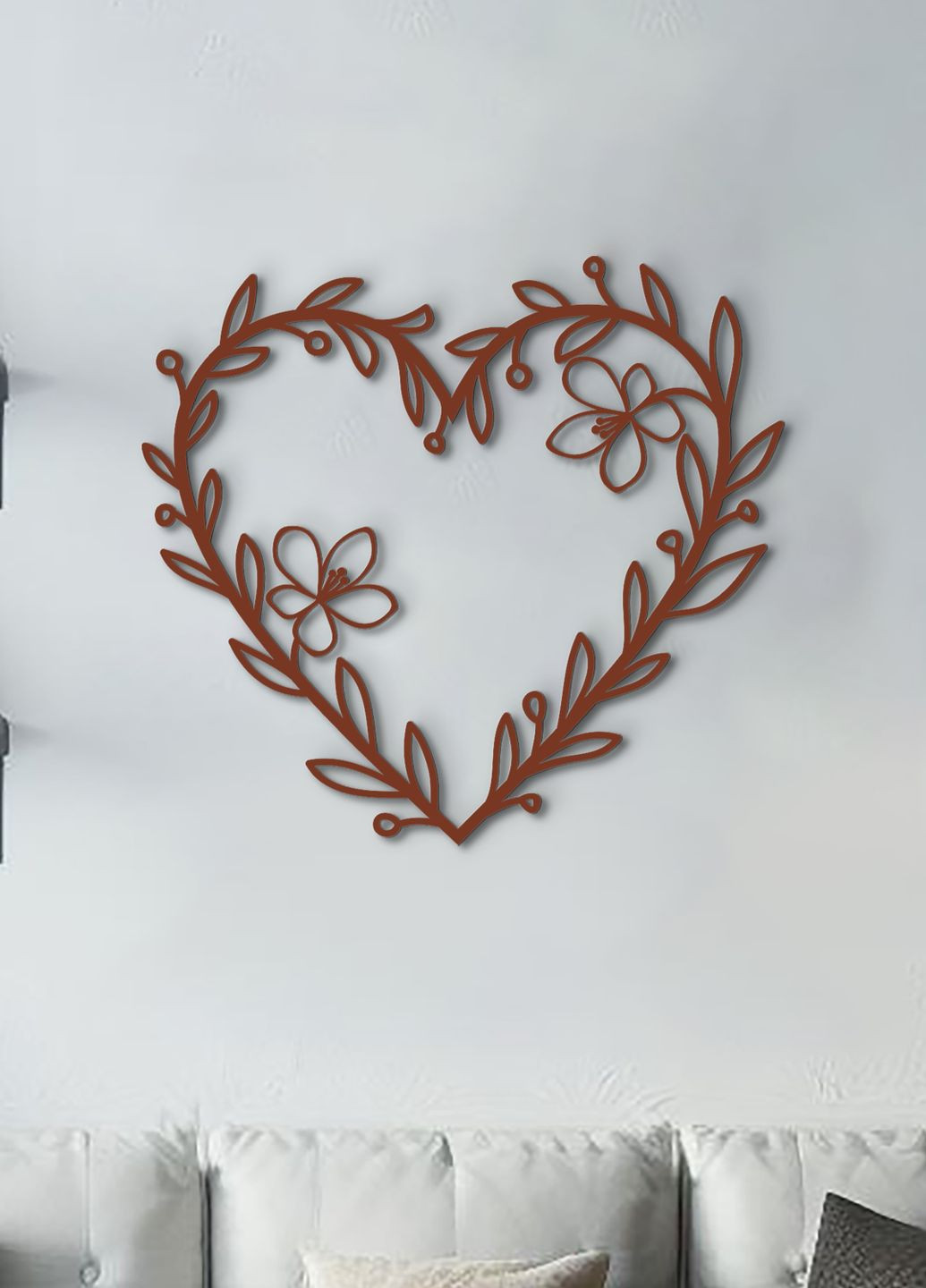 Настенный декор для дома, картина лофт "Влюбленность сердце", декоративное панно 35х40 см Woodyard (292112453)
