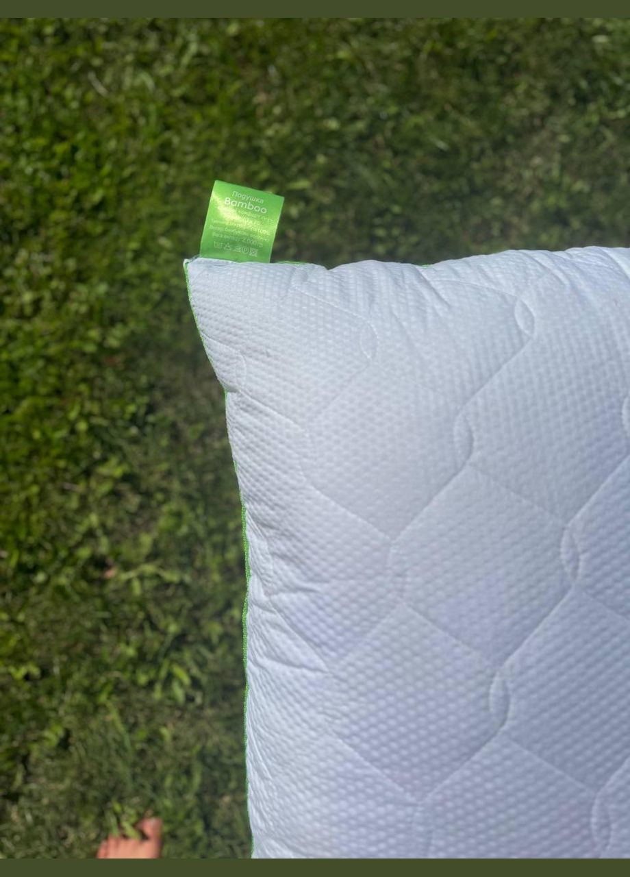 Подушка з бамбуковим волокном см Білий (П4К-bambuk-podushka-001-02) No Brand (308755087)