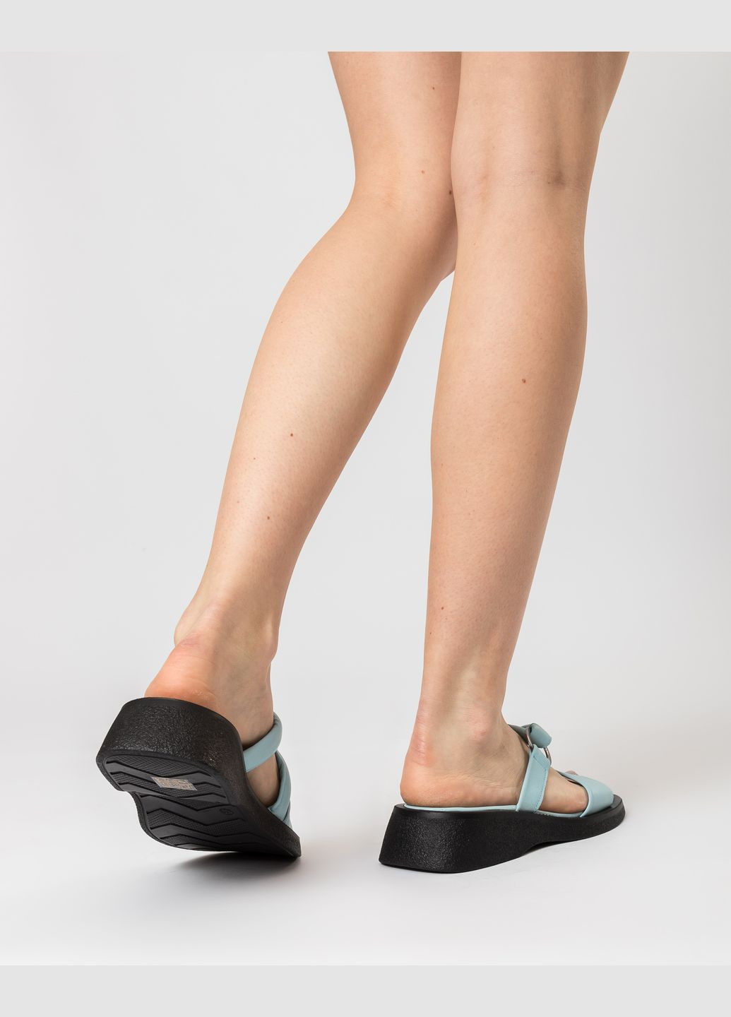 Голубые шлепанцы (1465лzа) Miss Roy