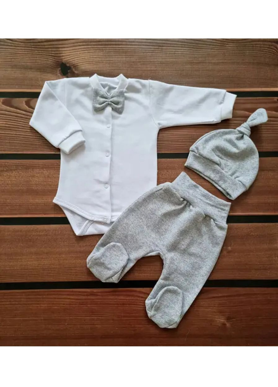 Серый комплект для мальчика No Brand